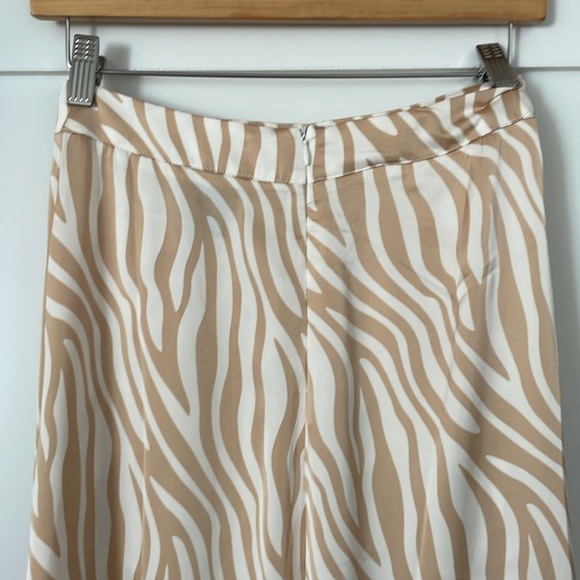 Sincerely Jules Zebra Print Satin Maxi Skirt - Picture 3 of 5
